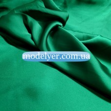 Ткань Шелк искусственный (зеленый изумруд)